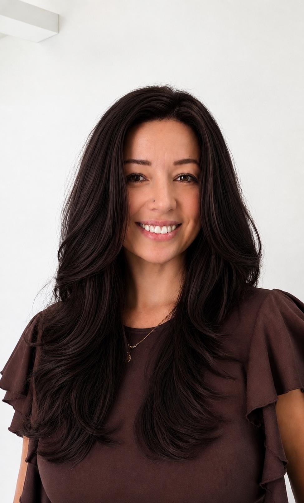 30" Lace Front Wig – Heat-Resistant Futura Fiber, Highlight Blonde Balayage Natural density Layered Haircut customization available CONDESA
