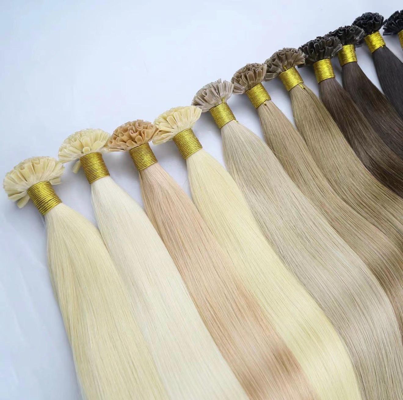 Human Hair Extensions Color Ring Blonde Brunette Balayage Piano Colors Human Hair Swatches Perfect Match for Extensions Toppers and Wigs