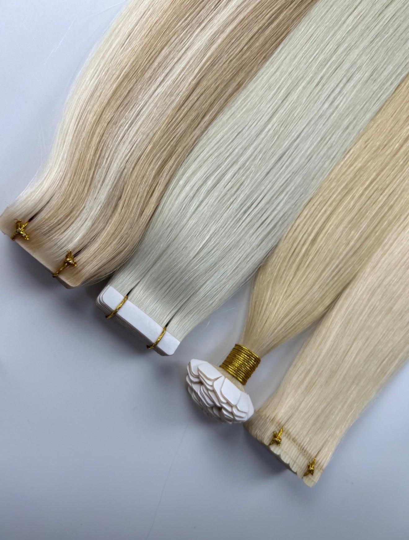 Human Hair Extensions Color Ring Blonde Brunette Balayage Piano Colors Human Hair Swatches Perfect Match for Extensions Toppers and Wigs