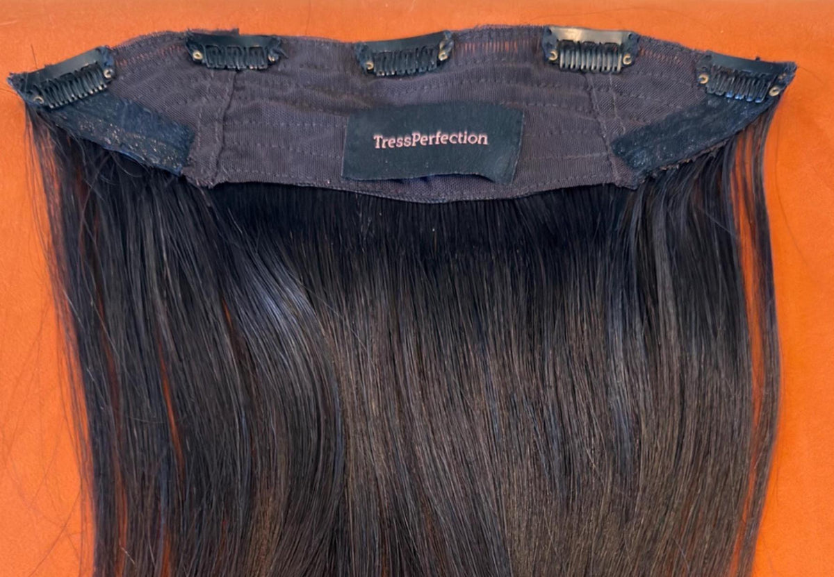 Clearance Clip-In Crown Volumizing Human Hair topper | more colors | Crown Filler Seamless Clip-In Volume Enhancer ROSAL