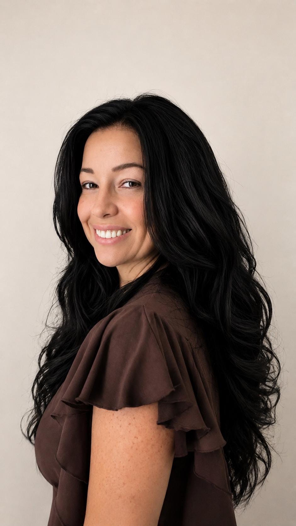 30" Lace Front Wig – Heat-Resistant Futura Fiber, Highlight Blonde Balayage Natural density Layered Haircut customization available CONDESA
