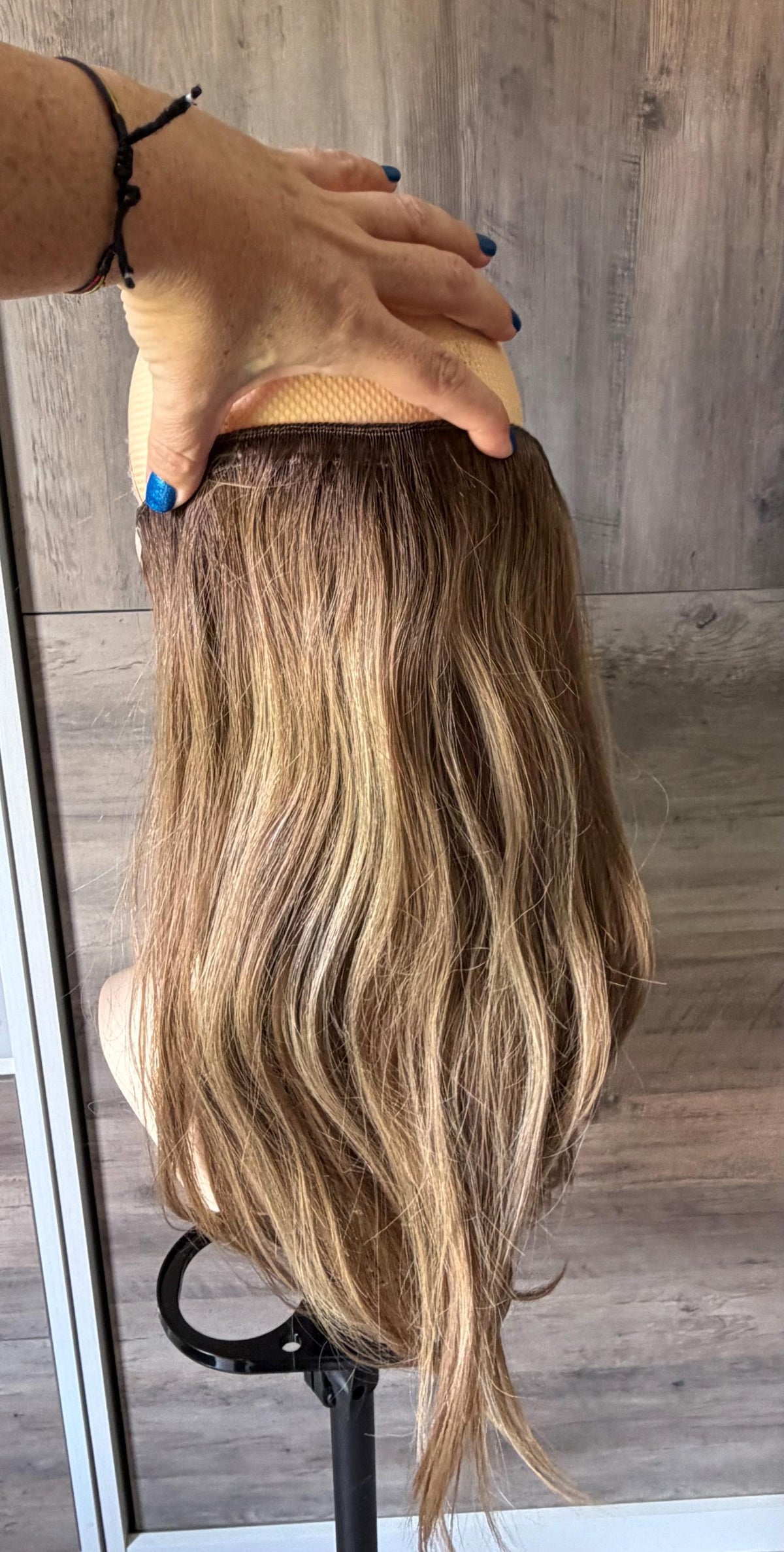 Clearance Clip-In Crown Volumizing Human Hair topper | more colors | Crown Filler Seamless Clip-In Volume Enhancer ROSAL