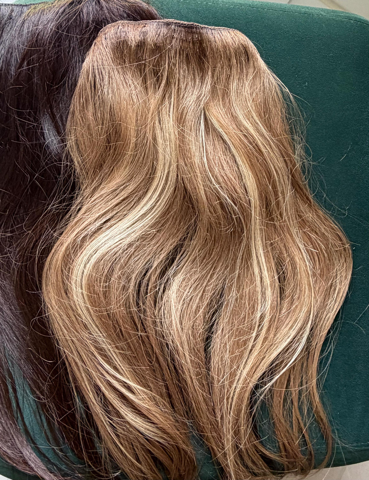 Clearance Clip-In Crown Volumizing Human Hair topper | more colors | Crown Filler Seamless Clip-In Volume Enhancer ROSAL