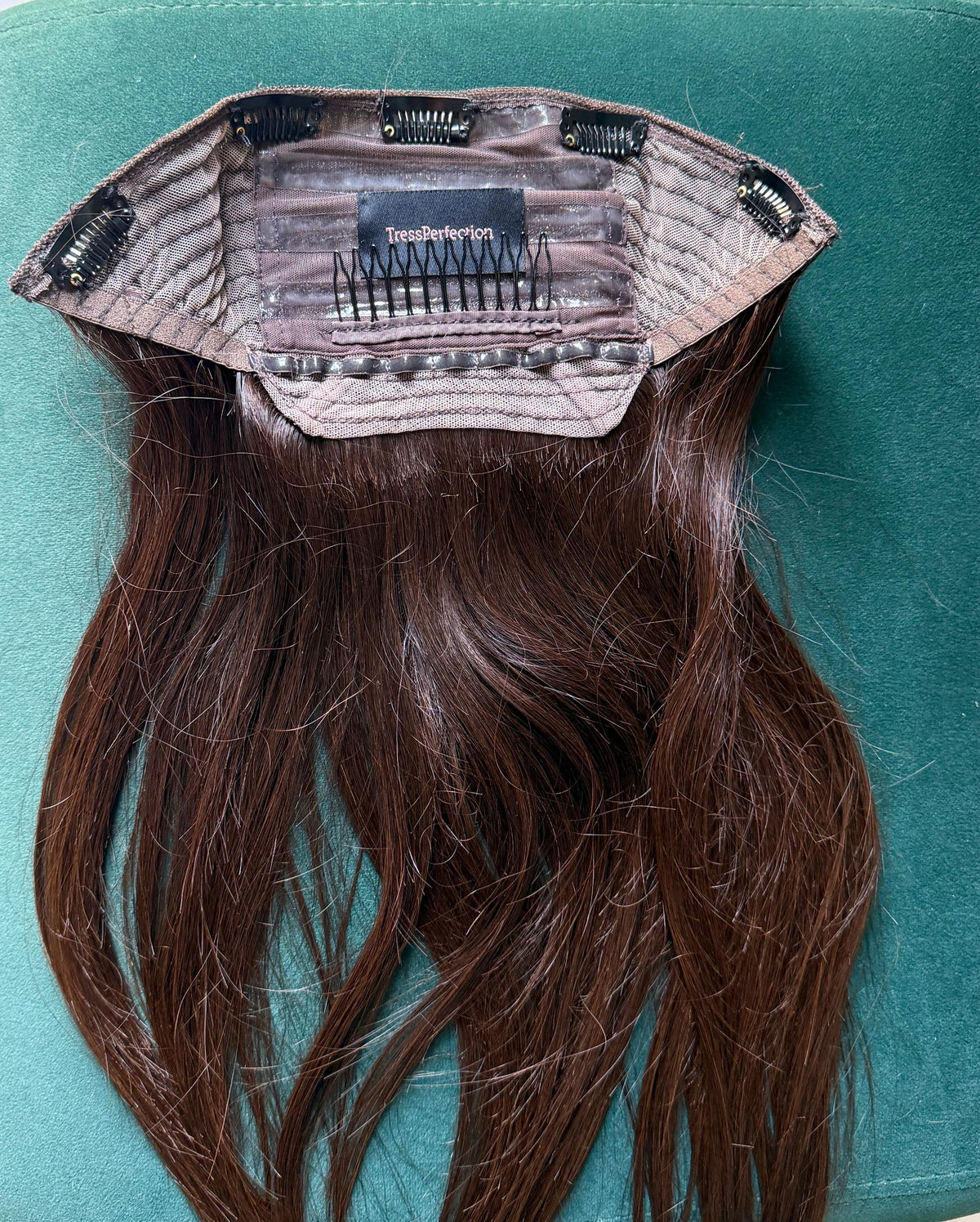 Clearance Clip-In Crown Volumizing Human Hair topper | more colors | Crown Filler Seamless Clip-In Volume Enhancer ROSAL