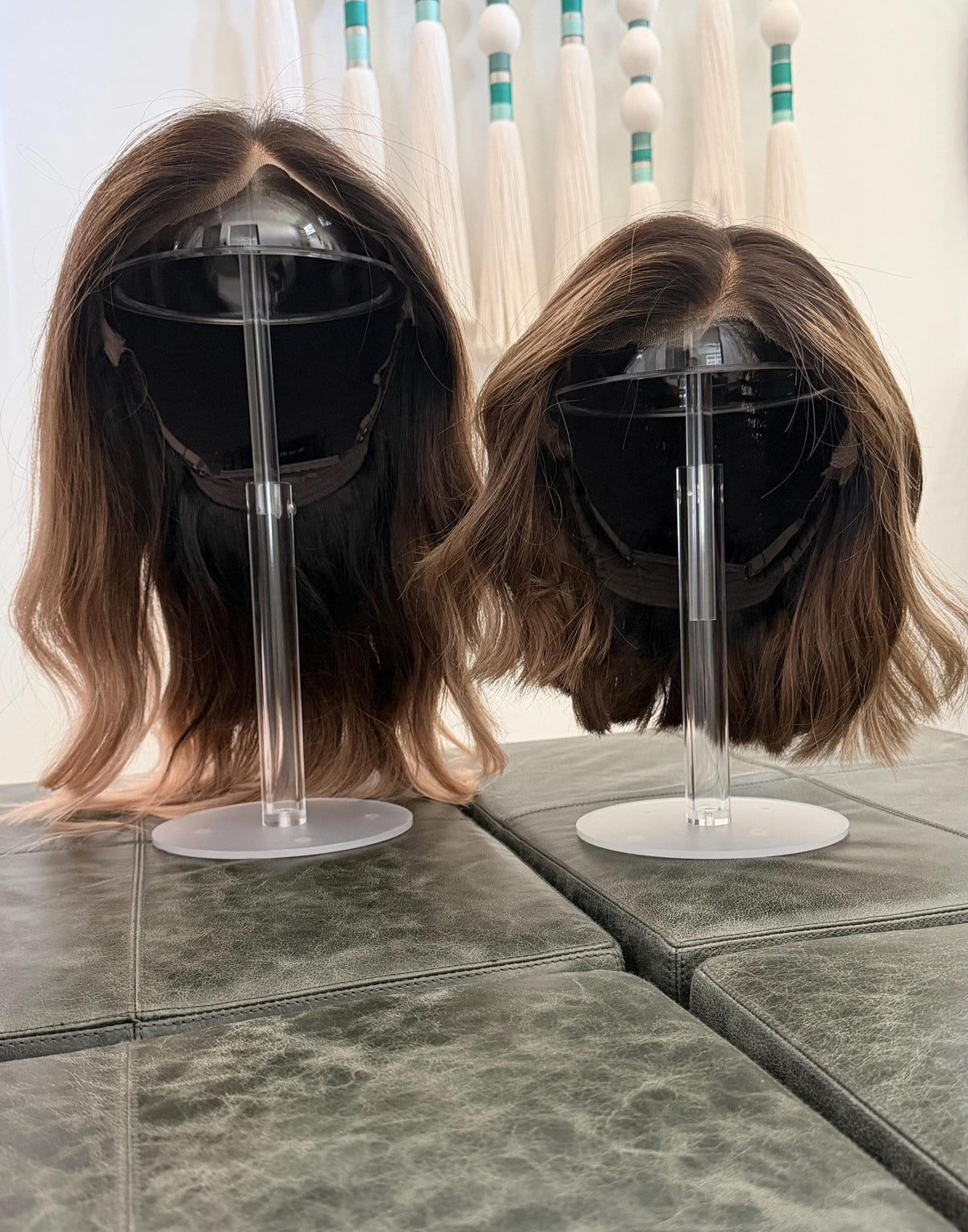ONE Piece Wig acrylic stand for Storage & Drying | Holder for Human Hair and Synthetic Wigs | Space Saving Wig Organizer | Wig Not Included