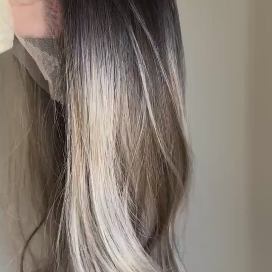 Natural Lace Front Wig –26” Futura Fiber Free Part | Customizable | 150–180% Density Natural density Layered customization available ALGODON