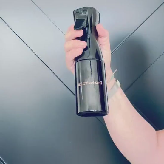 Continuous Fine Mist Spray Bottle 6.8oz for Wigs, Hair Toppers, Styling