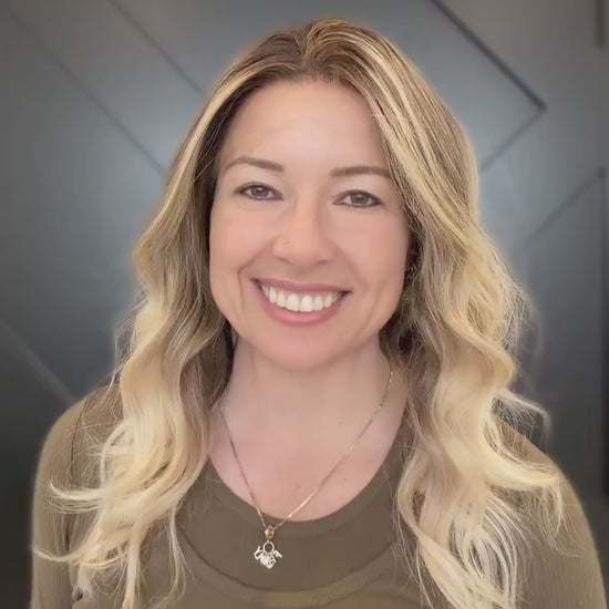 NADIA  Layered Brazilian Virgin Human Hair Wig | Medium Density 5x5.5” Lace Top Wig | 18-26” Light Blonde Balayage