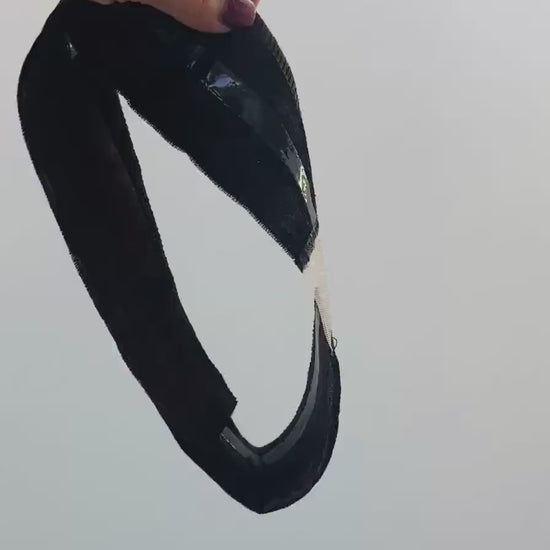 One Premium Velvet Wig Grip Band with Silicone  – Secure, No-Slip Hold for Wigs & Toppers, Swiss Lace, Velcro Closure two side grip