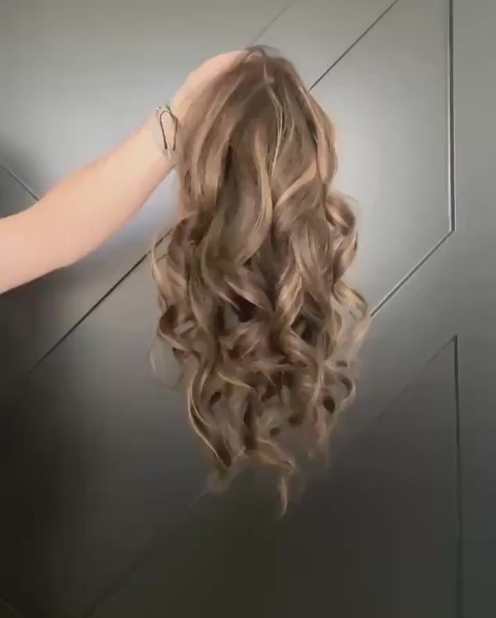 AMELIE Custom-Made Hair Topper Custom | Brazilian Human Hair | Balayage Wig Topper – 5x6 or 9x9 Silk  | Double Drawn | 150% Density | 14-22”
